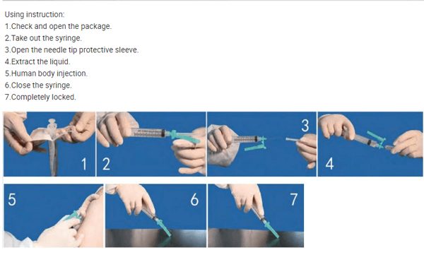 Safety needle specs (8)